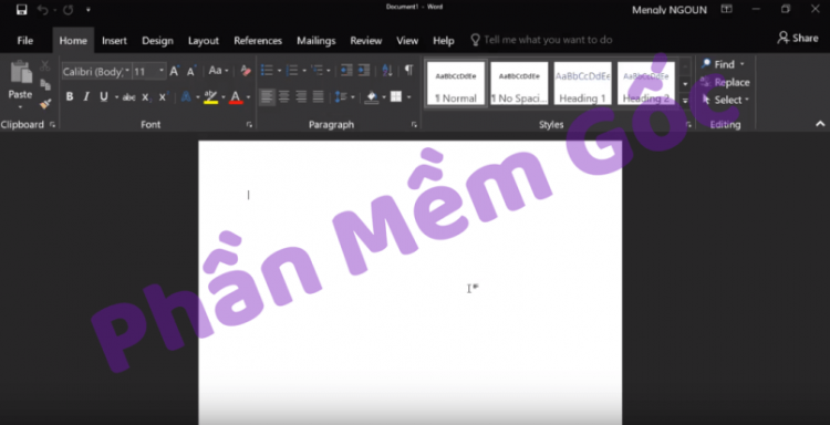 Download Office 2019 Pro Plus Link Google Drive_giao diện word 2019